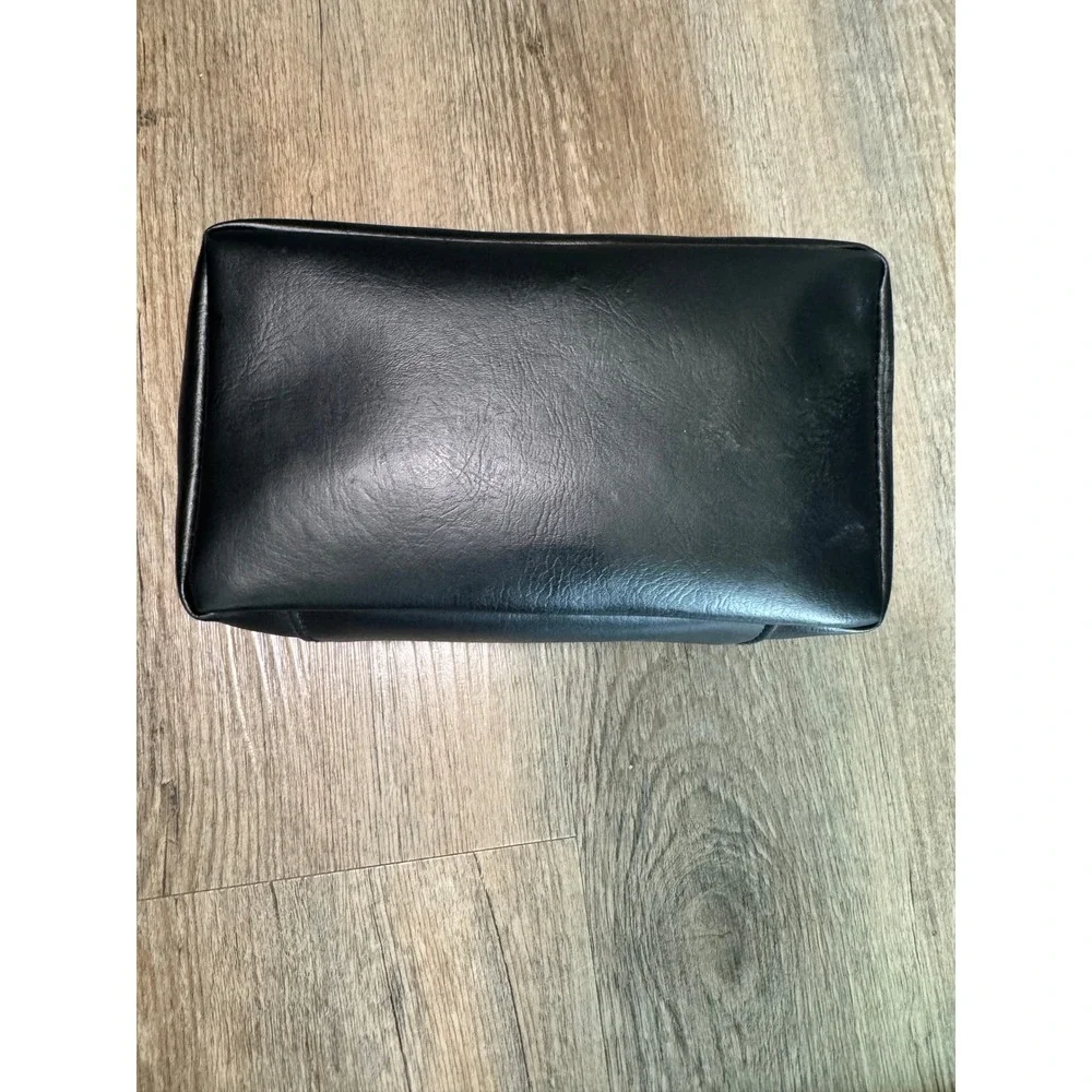 BMW Black Faux‎ Leather First Aid Kit Pouch Zippered Automotive Organizer Bag